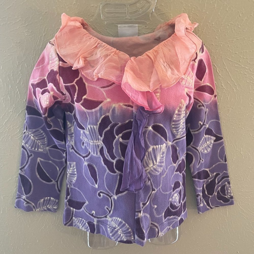 Ombre Ruffle Shirt